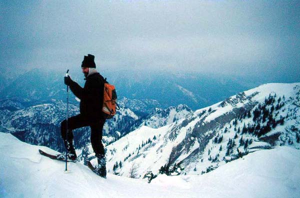 ... und am Hochstadl Nordkamm mit Firngleiter