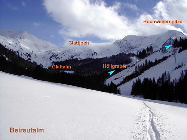 Hochweberspitze von der Beireutalm