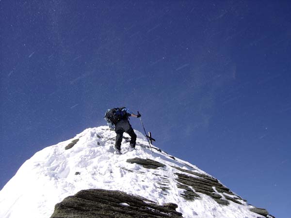 Ausstieg auf die Schneespitze