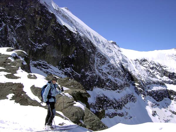 Zwingspitzscharte mit Tenn Nordwand