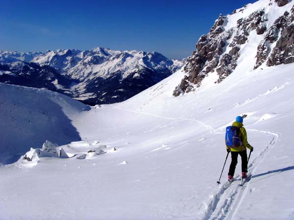 ... und ab geht's in die Eisgrube