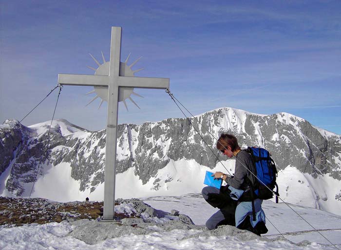 zum Greifen nahe: die Hochschwab-Südwand