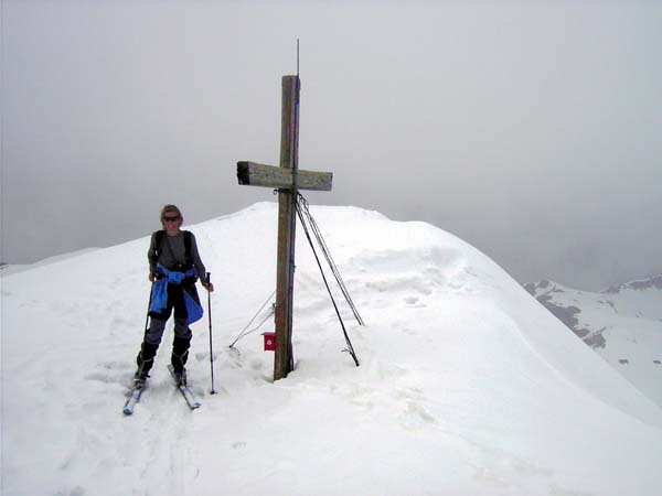 Gipfelkreuz Großer Silberpfennig