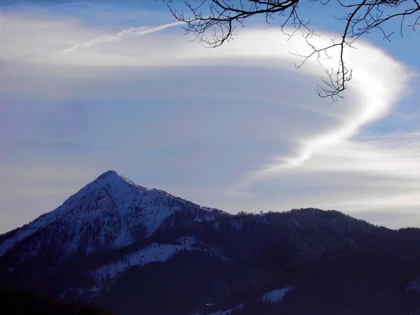 Abendstimmung am Lackenkogel; hier von Altenmarkt