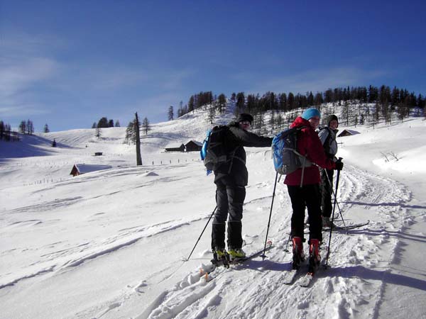 ... entlässt uns auf die weite Lackenalm