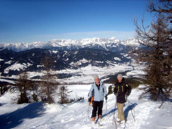 Blick vom NW-Kamm aufs Tennengebirge