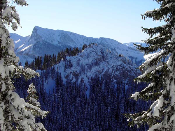 Aufstieg zum Donnerkogel gegen SW (Rauchstein und Donnerwand, Schneealpe)