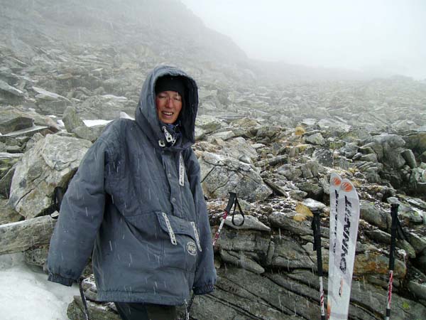 die letzten Zuckungen des Winters beim Aufstieg zum Larmkogel