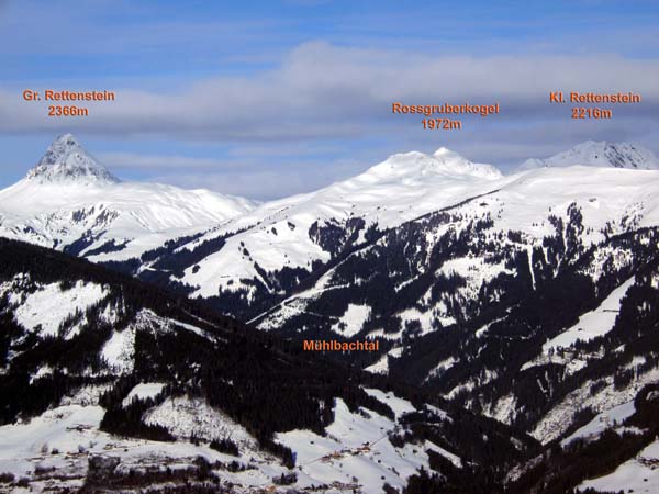 Blick von der Geralm übers Salzachtal gegen NNW