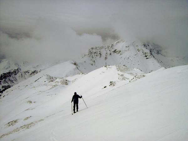 zwiespältiges Wetter am Kitzbüheler Hauptkamm