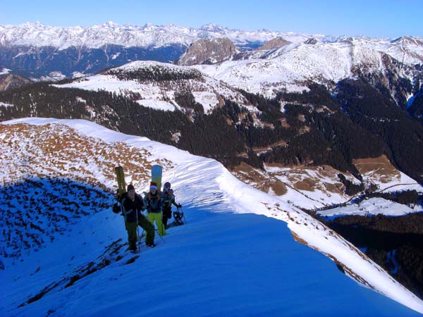 der Nordgrat knapp hinterm Vorgipfel ist erreicht