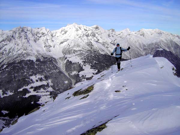 Rückblick nach N zur Parseierspitze