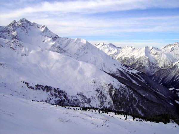 und nach NW auf Riffler und westl. Lechtaler Alpen