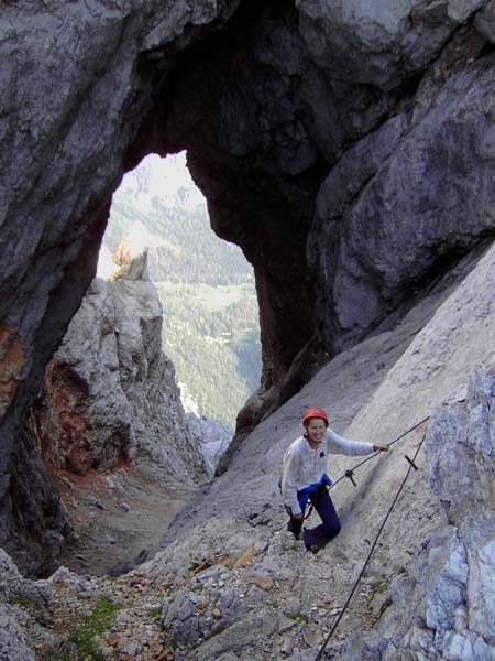 Rückblick durch das Fenster