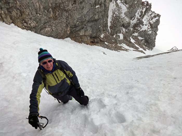 Ullis Vater Hans in der verschneidungsartigen Rampe