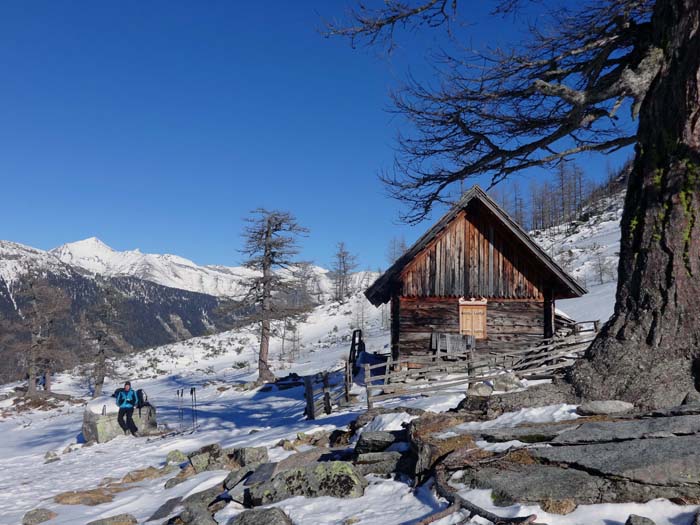 bei der Ritterhütte bleibt noch Zeit, um den Proviant zu verdrücken