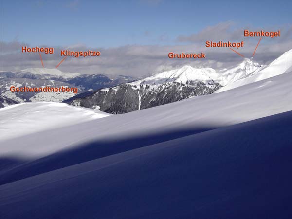 Blick vom Wetterkreuz gegen N