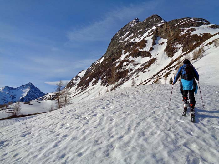 weiter geht's über den sanften Auslauf der Stallegge ...