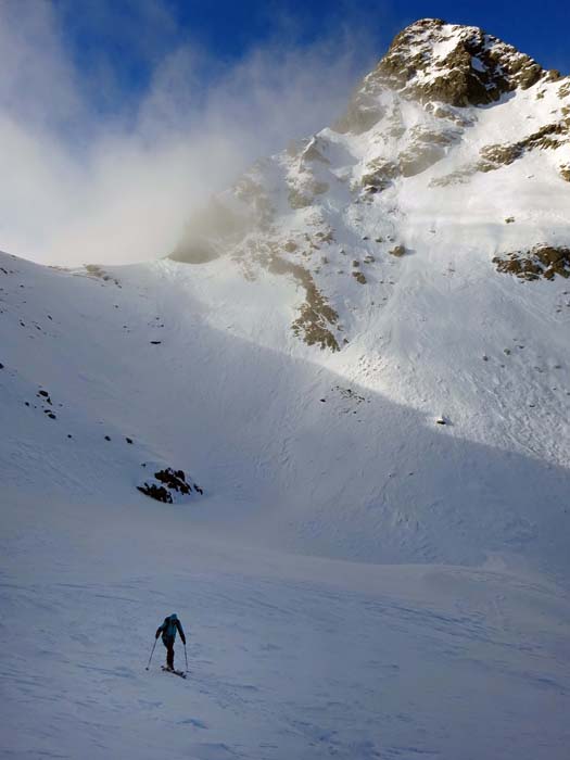 die Raudenspitze im Rücken ...