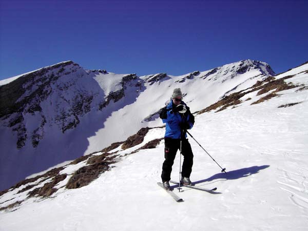 Blick nach W auf Poisnig (links) und Wandspitze