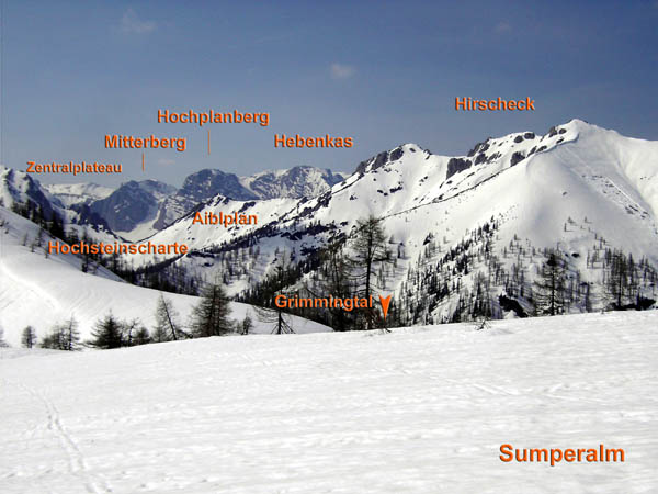 Sumperalm gegen NW