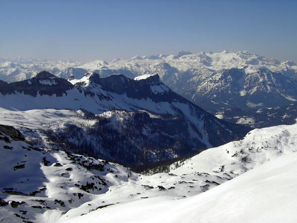 Wehrkogel gegen SSW (Loserstock und Dachstein)