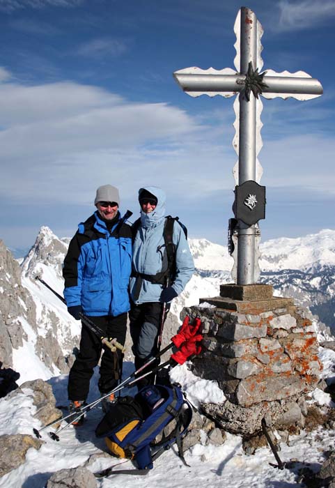 Gipfelkreuz auf der Vordernberger Griesmauer