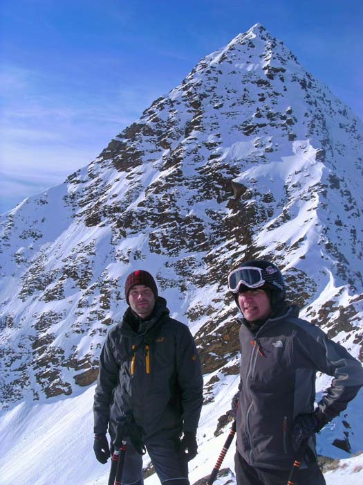 Günter und Roman vor der Abfahrt