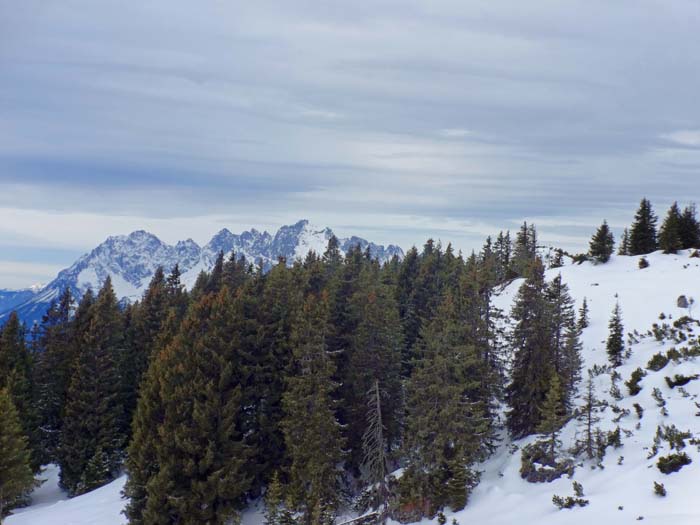 Blick vom Ostgipfel auf den Wilden Kaiser