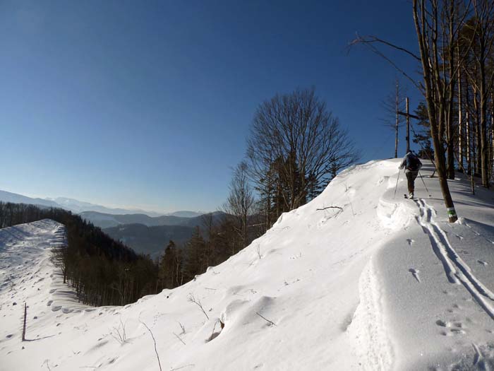 hoch über der Via Sacra, dem Pilgerweg nach Mariazell: auf dem Lorenzipechkogel in den Türnitzer Alpen