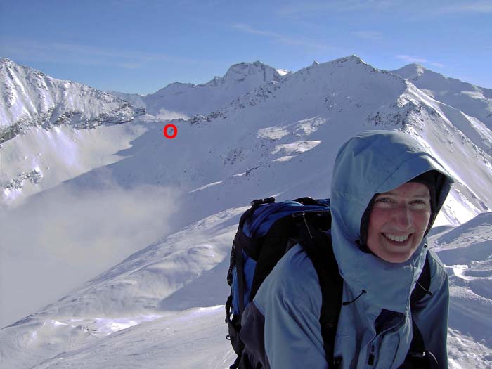 mit dem Schöderhorn betreten wir die Ankogelgruppe; die folgende Nacht wollen wir drüben unter der Schmalzscharte ...