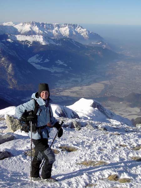 gegen NNW (Untersberg)