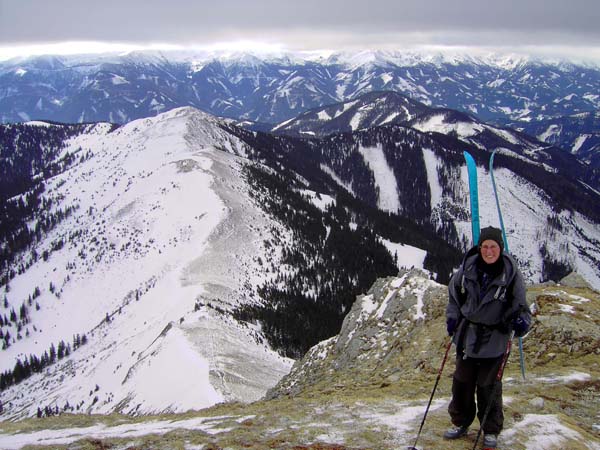 Rückblick auf die Grabnerspitze