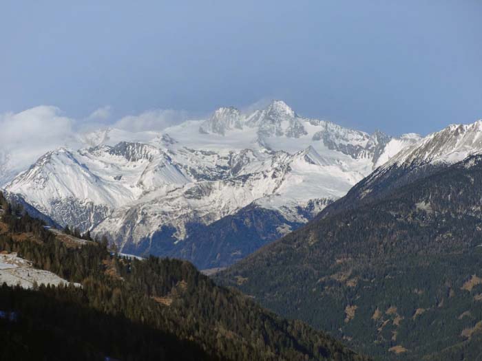 Blick von der Klosterfrauenalm zum Glockner