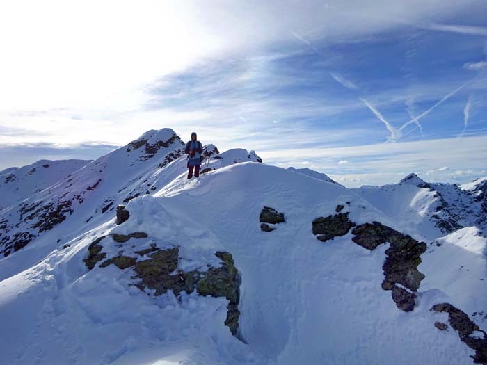 Ulli am Nordgipfel der Zehrerhöhe, ca. 2400 m