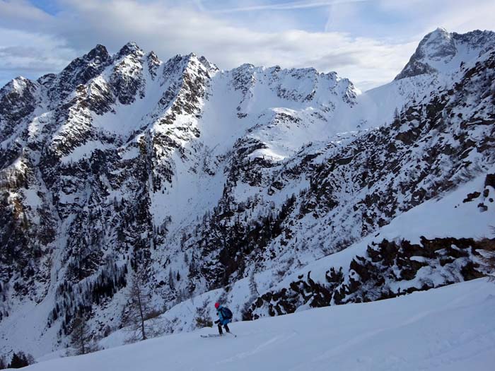 ein letzter Blick ins Luggauer Törl hinüber